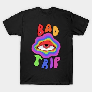 "Bad Trip" Rainbow Eye T-Shirt